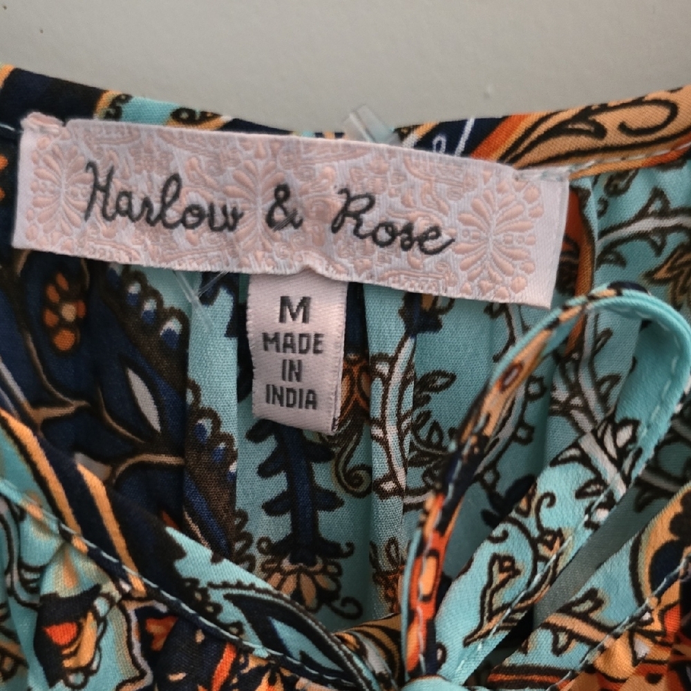 Paisley Print Women's Dress - Picture 2 of 7